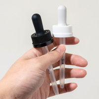 Flacon compte-gouttes gradué 24-400 pour liquides, huiles pour cuticules, avec bouchon de sécurité enfant (CRC)