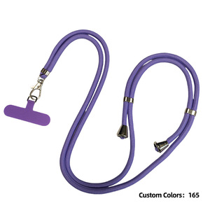 Mobile <b>Phone</b> <b>Strap</b> <b>Crossbody</b> Braided Rope T-Handle Clip-on Durable Short Neck Lanyard for Smartphone - Product Image 2