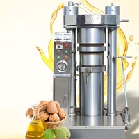 Presse à huile à froid hydraulique sésame noix de coco moutarde presseurs d'huile semi-automatiques piment cacahuète pépins de figue de barbarie noix amande