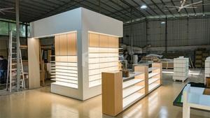 Exhibición de la tienda minorista Farmacia Diseño interior Estantes de exhibición de madera Estantes de la tienda para farmacia - Product Image 2