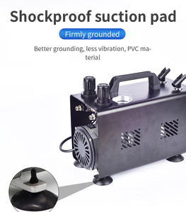 AS18TA Kit de <span class=keywords><strong>compresseur</strong></span> d'<span class=keywords><strong>aérographe</strong></span> portable à piston professionnel pour la fabrication de modèles et le bricolage - Product Image 3