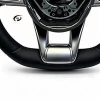 Volant en cuir et tissu personnalisé de luxe, directement de l'usine, adapté aux Mercedes-Benz W223 809P W205 E C G-Class