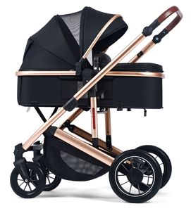 JXB 516 Linen Four-Wheel Suspension Travel Stroller Easy Fold Infant Carrier Two-Way Push Good Selling Popular for Younger
