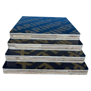 Tablero de chapa de <span class=keywords><strong>melamina</strong></span> de madera contrachapada de alta calidad 4X8 18mm, película negra para dormitorios, villas, decoraciones E0, álamo y abedul - Product Image 6