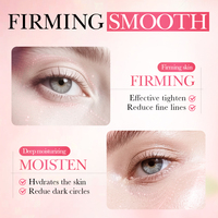 BIOAQUA Patchs Contour des Yeux Hydratants et Raffermissants à la Bave d'Escargot, Curcuma, Acide Hyaluronique, Nicotinamide, Vitamine C, Rétinol, Collagène – Soin Hydratant