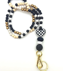 Cordon porte-badge personnalisé en polyester tressé avec crochet, logo personnalisé, résistant à l'eau, élégant, pour collier ou porte-clés - Product Image 2