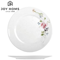Service de table en verre opale blanc à motif floral, 18/72 pièces, vente en gros, usine Algérie, vaisselle résistante à la chaleur