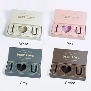 Je t'aime boîte-cadeau avec boîte-cadeau Rectangle <span class=keywords><strong>fleur</strong></span> d'argile pour ma petite amie le jour de la Saint-Valentin cadeau de fête des mères maman - Product Image 6