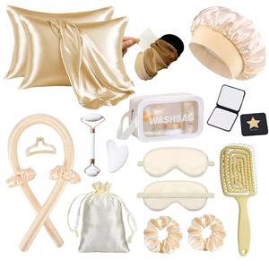 HLC Regalos para Futura Novia o de Soltera a Esposa: Set de Gorro para Rizar el Cabello sin Calor con Aspecto de Seda, Máscara para Ojos y Gorro para Rizar el Cabello - Product Image 6