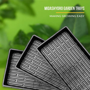 Plateaux de départ de semences <span class=keywords><strong>en</strong></span> <span class=keywords><strong>plastique</strong></span> réutilisables <span class=keywords><strong>avec</strong></span> fond <span class=keywords><strong>en</strong></span> maille 1020 Plantation plate pour la propagation de fleurs et de légumes - Product Image 2