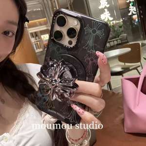 Support magnétique de Film croisé de coeur de Cro frais pour Apple 16 Pro Max étui de téléphone portable 15 housse de protection 14 13 housse de téléphone - Product Image 6