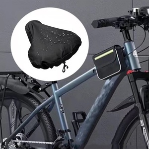 Funda Impermeable para Sillín de Bicicleta, Poliéster 210T, <span class=keywords><strong>Cubierta</strong></span> Antipolvo con Cordón, Protección Solar, Cojín Universal para Bicicleta de Montaña y <span class=keywords><strong>Carretera</strong></span> - Product Image 2