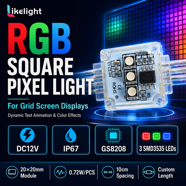 Outdoor Waterproof Point Light Architectural Digital Facade Led Mesh Screen Light Pixel Grid Net Display Video Advertising
