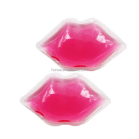 Pack de gel promotionnel très vendu pour le soin des lèvres à domicile, compresses de gel chaud/froid réutilisables en forme de lèvres, pack de gel glacé
