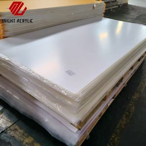 Acrylique brillant PMMA <span class=keywords><strong>5mm</strong></span> panneau blanc givré 16x24 pouces-diffuseur de lumière LED lumières bureau cloison décor à la maison gravure - Product Image 2