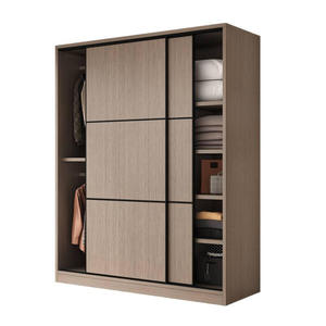 <span class=keywords><strong>Armadio</strong></span> Moderno in Legno Massello con <span class=keywords><strong>Ante</strong></span> <span class=keywords><strong>Scorrevoli</strong></span> per Camera da Letto, Arredamento Domestico - Product Image 2