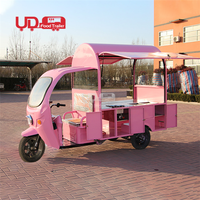 Tricycle électrique Tuk Tuk Tuk jus bière Bar lait café chariot petit déjeuner Hot Dog crème glacée camion alimentaire Offre Spéciale