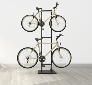 Support de rangement pour vélos en métal, vente directe d'usine, pour garage, stationnement - Peut accueillir 2 vélos - Product Image 3