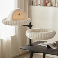 Vente flash : Arbre à chat de bureau, lit pour chat, table pour chat rotative à 360 degrés, hauteur réglable, nid pour chat, fournitures pour animaux de compagnie