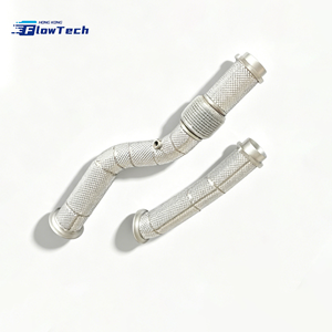 Tubo de Escape de Competición con Protector Térmico para BMW G80 G82 G87 M3 M4 M2 S58 3.0L Twin Turbo – Actualización de Turbo de Ajuste Directo - Product Image 1