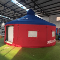 Yurta Inflable Mongol Personalizable de Tela Oxford Resistente, Impermeable, para Uso Médico y de Caza al Aire Libre, Refugio Duradero