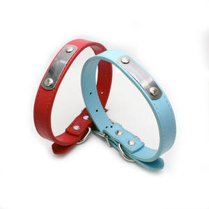 2024 en çok satan ayarlanabilir PU deri evcil hayvan tasmaları özel Logo köpek tasması lüks Pet malzemeleri - Product Image 6