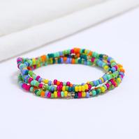 Perles de taille multicolores de style bohème, chaîne de ventre africaine, bijoux de corps pour femmes, accessoire de vacances de plage d'été