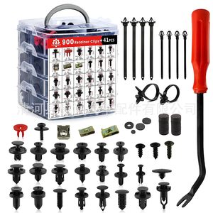 Unenda 900 Retainer <b>Clips</b> 41 Pcs Automotive Fasteners Push Lock For Car Repair - Product Image 1