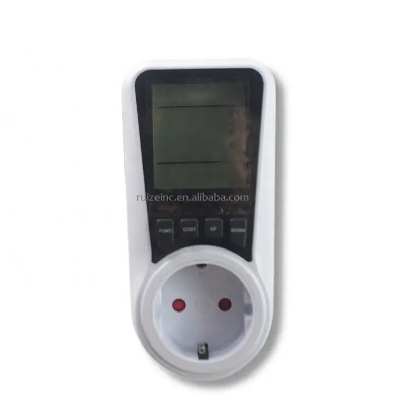 DDS109L 디지털 Wattmeter 교류 전원 미터 에너지 미터 전기 사용법 감시자 소켓 백라이트를 가진 킬로와트 와트수 전압