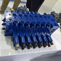 Vanne de commande principale pour excavatrice 4-6t, vanne hydraulique multi-directionnelle à détection de charge et partage de débit, série TRM15