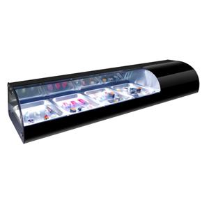 Réfrigérateur à salade, table de préparation pour pizzas, réfrigérateur à sushis - Product Image 3