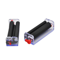 Accessoire pour papier à rouler, taille réglable manuelle 70 mm, rouleuse transparente en plastique, rouleuse à tabac, machine à rouler des cigarettes