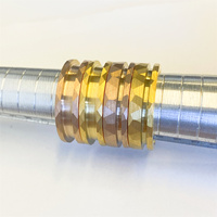 Macho Schmuck Maßgefertigter Klassischer 6mm 8mm Gehämmerter Gold/Roségold Blanko Wolframcarbid-Ring Kern-Einlage Damen Verlobungs- und Ehering
