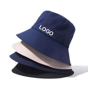 Design Hot Fashion Silk Screen Printed Bucket Hat Custom Outdoor Beach Wide Brim <b>Plain</b> Fisherman <b>Caps</b> - Product Image 3
