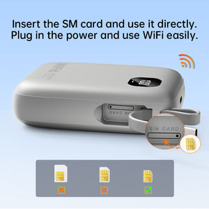 แบตสำรองพกพา 5000mAh พร้อมเราเตอร์ 2 in 1 รองรับ LTE 4G WiFi6  ใช้เป็นพาวเวอร์แบงค์ได้  ฮอตสปอต WiFi ระยะ 300 เมตร สำหรับใช้งานกลางแจ้ง พร้อมช่องใส่ซิมการ์ด - Product Image 3