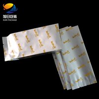 Sachet d'emballage antistatique personnalisé en PET à soufflet, scellé au centre, résistant à l'humidité, pour aliments pour animaux, poudres, assaisonnements et épices