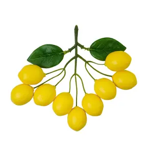 CXQD wholesale 9 lemon cuttings foam simulation fruit still life shooting props string