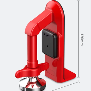 Topes de puerta de acero portátiles Dispositivo de bloqueo de seguridad de viaje para propietarios y niños Protección de cerradura de puerta de hotel - Product Image 1