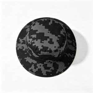 Chapeau Bob en Toile Camouflage Numérique pour Hommes, Léger, en Polyester, Protection UV, Protection Solaire Extérieure, Randonnée Quotidienne, Voyage, Vente en Gros - Product Image 3