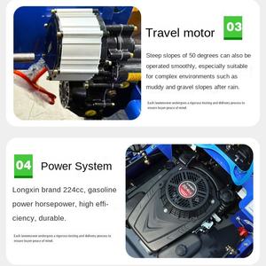 Benzin 4-Takt Ferngesteuerter Rasenmäher mit Automatischer Grasschnittfunktion 1000mm und Ferngesteuerter Unkrautentfernung - Product Image 4