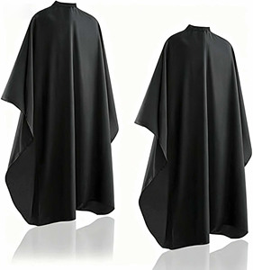Super barbiere Custom <span class=keywords><strong>per</strong></span> parrucchieri mantella con il trucco chiavistelli a prova di candeggina grembiule <span class=keywords><strong>per</strong></span> il taglio dei <span class=keywords><strong>capelli</strong></span> Custom Chemical Cape - Product Image 3