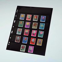 Pages d'album multifonctionnelles à 9 trous et 6 rangées pour la collection de billets, lettres, cartes postales, billets, chèques, timbres et photos