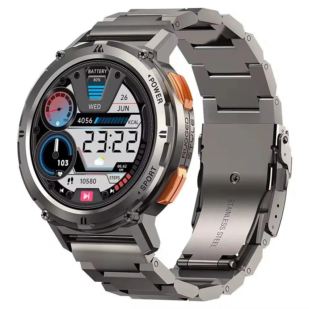 TANK T2 SPECIAL Amoled Smart Watch 2024 Stainless Steel Reloj Rugged Bluetooth Calling Smartwatchc