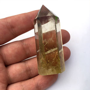 Smoky <span class=keywords><strong>Citrino</strong></span> Cristalli Pietre Curative Chiaro <span class=keywords><strong>Quarzo</strong></span> <span class=keywords><strong>Citrino</strong></span> Punti - Product Image 4