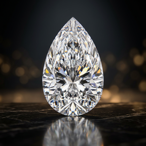 Diamante Cultivado en Laboratorio de 2.5 Ct, Corte Excelente, Forma de Pera, Color D, Claridad VVS1, Certificado IGI, Diamante Suelto para Joyería - Product Image 2