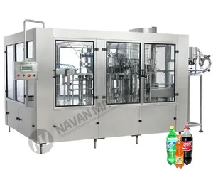 A-Z otomatik yüksek teknoloji PET şişe otomatik gazlı su şişelenmiş dolum makinesi