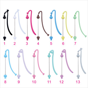 Signets de perles en plastique Creative Love Heart DIY Vente en gros Signet mignon personnalisé - Product Image 6