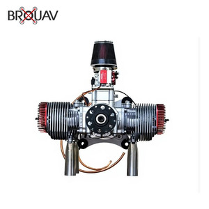 Nuevo Motor RC de Gasolina de Dos Tiempos, Unidad de Potencia de Aleación de Aluminio con Carburador y Ventilador de Refrigeración para Aeronaves Modelo UAV - Product Image 1
