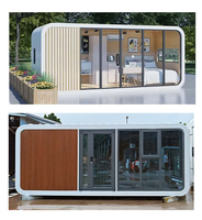Mini bureau mobile de haute qualité, capsule de bureau mobile, mini maison préfabriquée, pods de bureau à domicile, maison de type cabane Apple