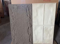 Panneau mural imperméable en pierre artificielle PU Bloc de granit d'intérieur écologique pour intérieurs d'hôtels Surface solide de type marbre